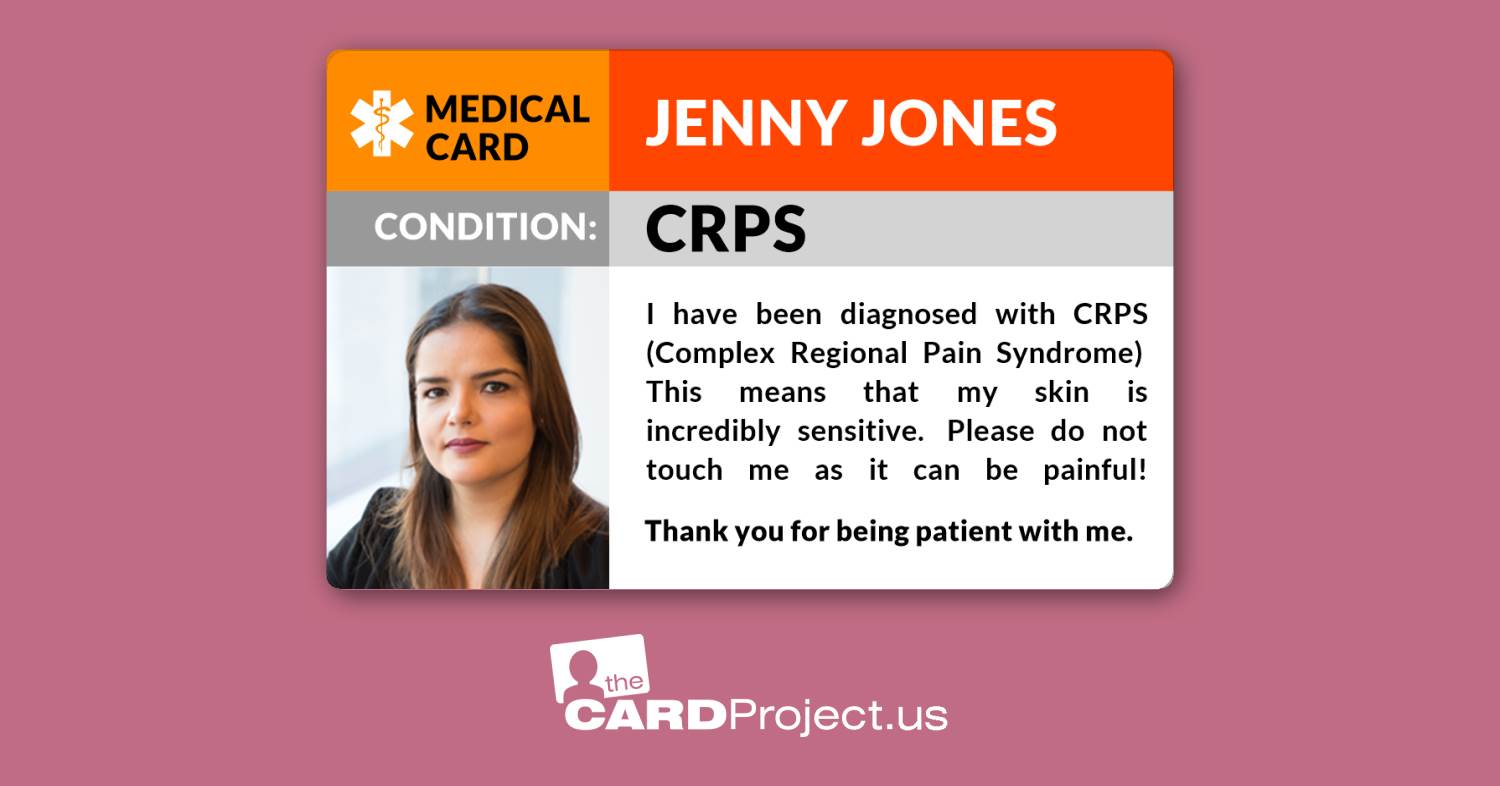 CRPS Photo Medical ID Card (FRONT)